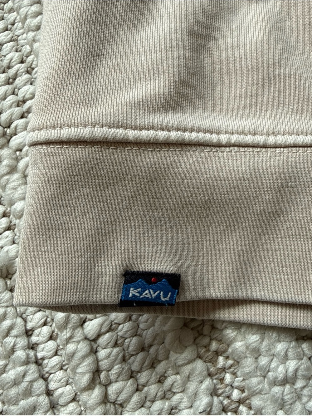 Kavu Core Crew Neck Long Sleeve Pullover Sweatshirt Size Unisex medium BEAR - Picture 11 of 16